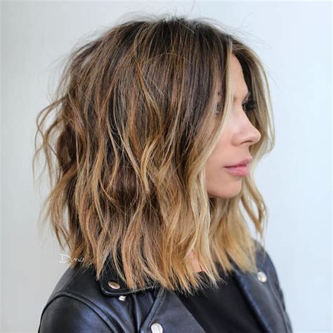 long bob haircut photos|blunt lob with long layers.